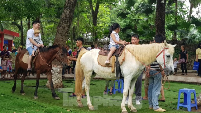 Công viên Thủ Lệ ken đặc người ngày Tết thiếu nhi ảnh 5