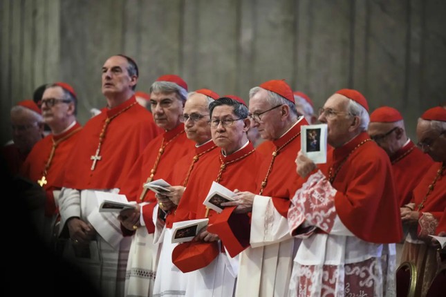Các hồng y bước vào mật nghị bầu giáo hoàng, thế giới chờ &apos;làn khói trắng&apos; từ Vatican ảnh 1