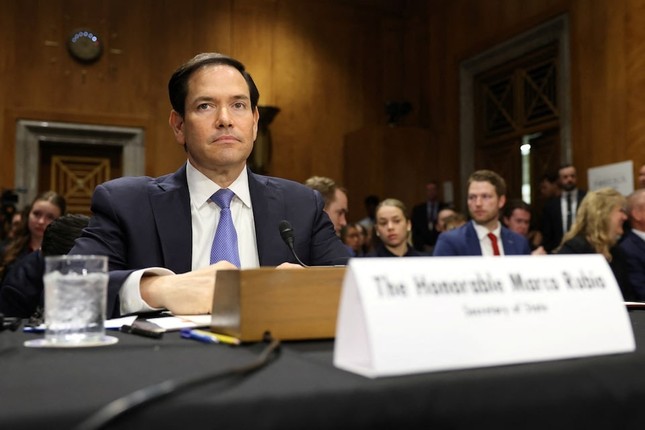 Điều bất thường trong phiên điều trần của Ngoại trưởng Mỹ Marco Rubio ảnh 1