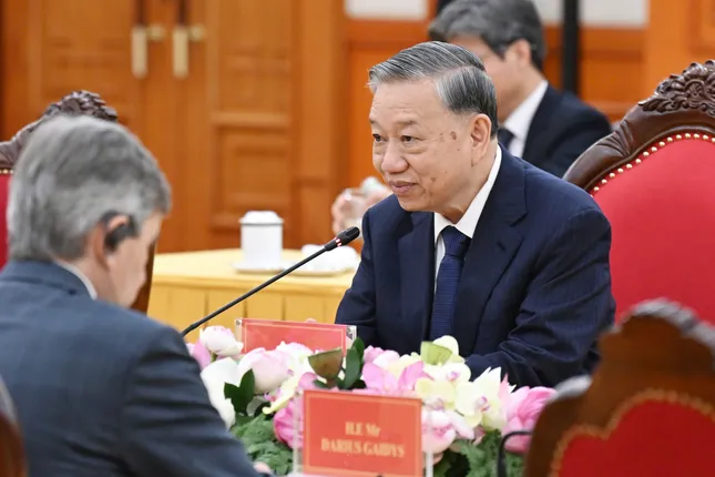 Tổng Bí thư Tô Lâm đánh giá cao vai trò tiên phong của Litva trong công nghệ tài chính, an ninh mạng ảnh 2