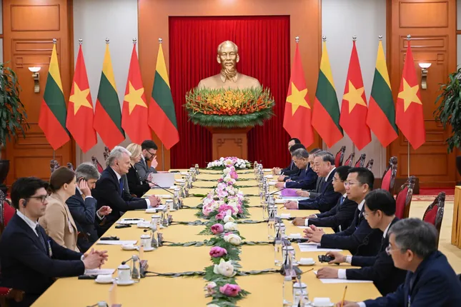 Tổng Bí thư Tô Lâm đánh giá cao vai trò tiên phong của Litva trong công nghệ tài chính, an ninh mạng ảnh 4