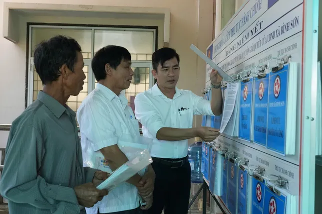 Quảng Ngãi tổng duyệt vận hành chính quyền 2 cấp: Dân hài lòng vì thủ tục &apos;chạy&apos; ngay tại xã ảnh 4