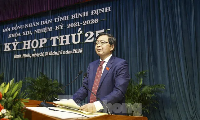 Kỳ họp HĐND tỉnh cuối cùng của Bình Định trước sáp nhập ảnh 4