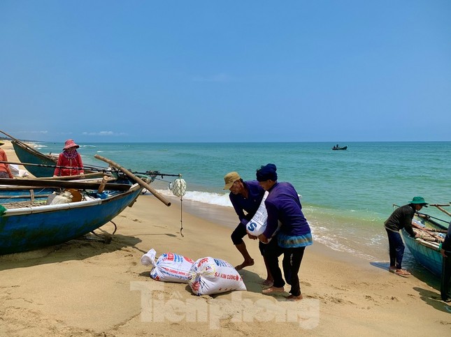 Ngư dân bỏ túi tiền triệu mỗi ngày nhờ cào ‘lộc biển’ ảnh 4