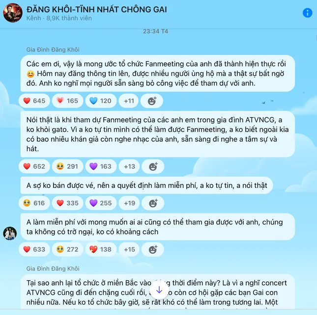 “Anh tài” Đăng Khôi mở fan meeting: Miễn phí vé, dàn khách mời “đỉnh nóc kịch trần" ảnh 4