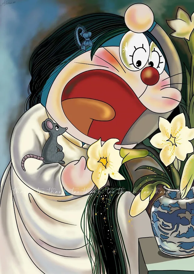 Cùng Doraemon bước vào thế giới trong tranh qua triển lãm Phái Sinh - Tái Sinh ảnh 3