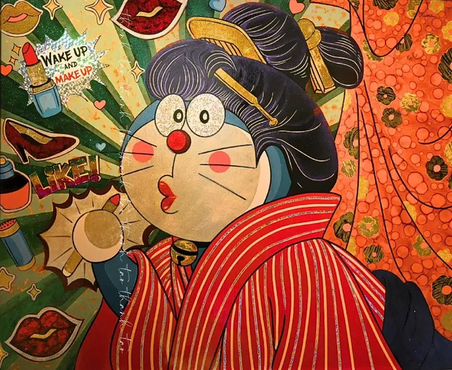 Cùng Doraemon bước vào thế giới trong tranh qua triển lãm Phái Sinh - Tái Sinh ảnh 4