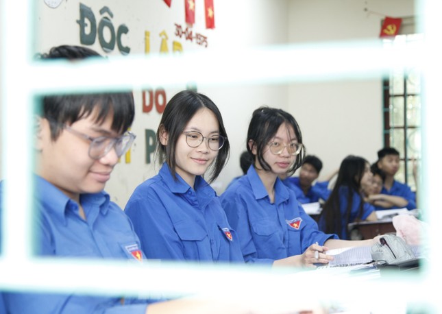 Ấn tượng hình ảnh học sinh Bắc Ninh đồng loạt mặc áo Đoàn vào thứ Bảy ảnh 5
