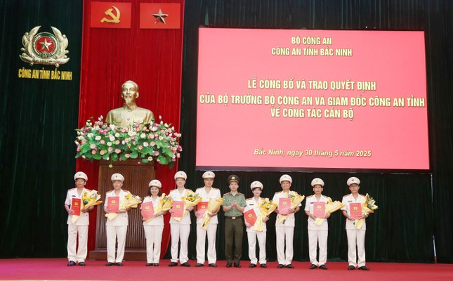 17 cán bộ Công an tỉnh Bắc Ninh nghỉ hưu trước tuổi ảnh 1