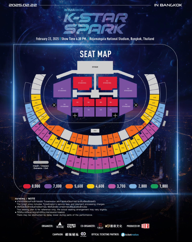 Từ K-Star Spark Bangkok đối chiếu với Hà Nội: Giá vé và G-Dragon sẽ diễn bao lâu? ảnh 1