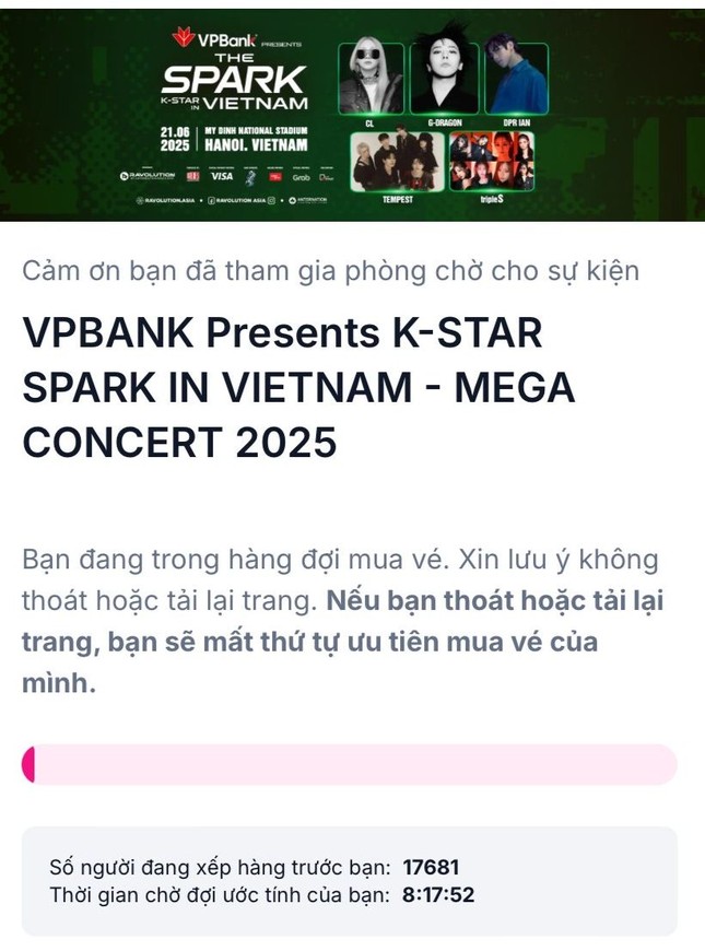 Cuộc đua săn vé sớm concert có G-Dragon, CL: Chưa tới giờ bán, web đã quá tải ảnh 2