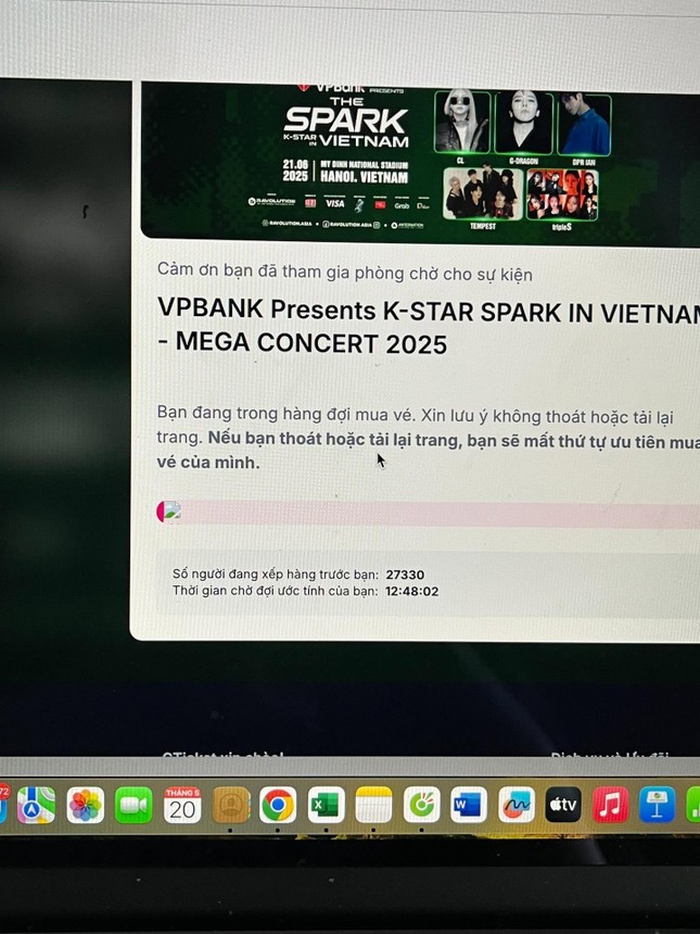 Cuộc đua săn vé sớm concert có G-Dragon, CL: Chưa tới giờ bán, web đã quá tải ảnh 3