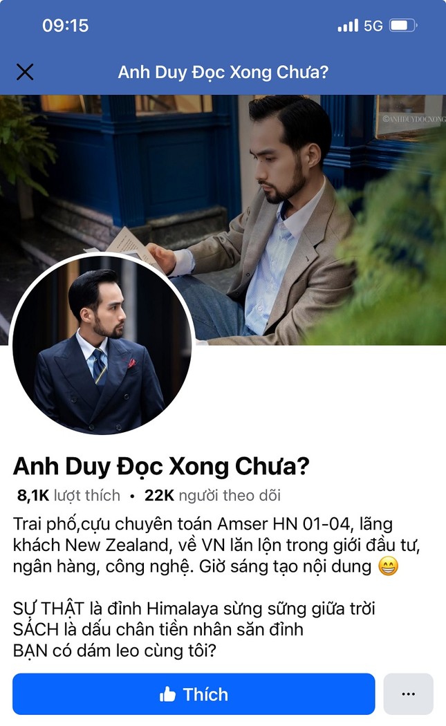 Nhà sáng tạo nội dung "Anh Duy Đọc Xong Chưa?": Truyền cảm hứng đam mê với văn hóa đọc ảnh 1