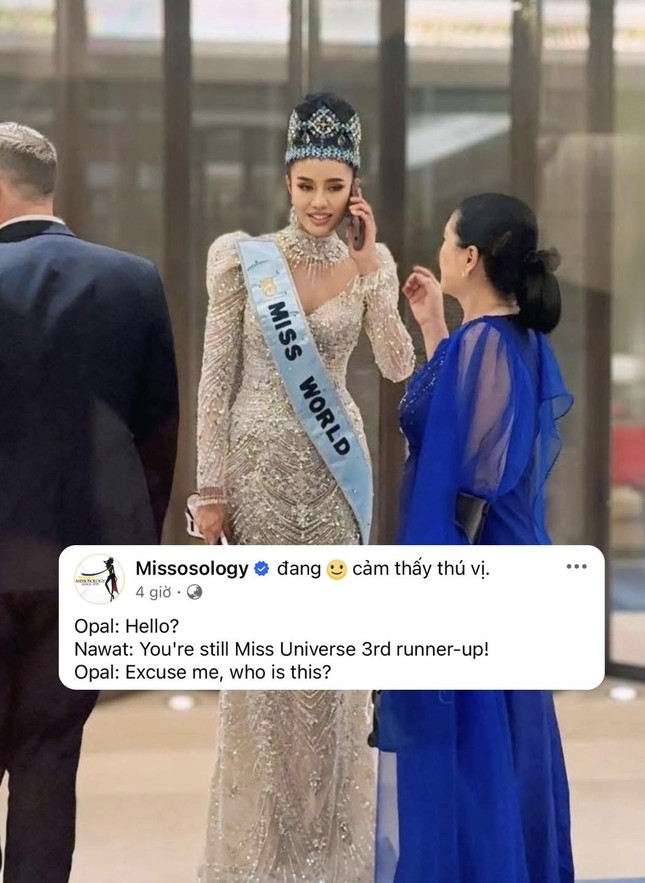 Ông Nawat bị "khịa" cực cay khi người đẹp Thái Lan đăng quang Miss World 2025 ảnh 5