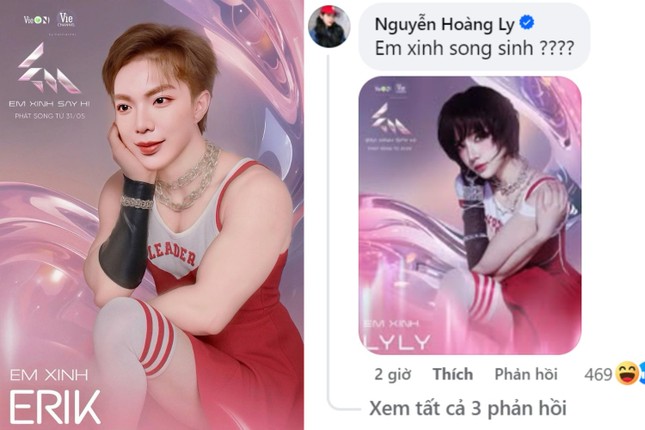 ERIK, Anh Tú Voi "gia nhập" đường đua Em Xinh khiến LyLy vội vàng "check var" ảnh 2