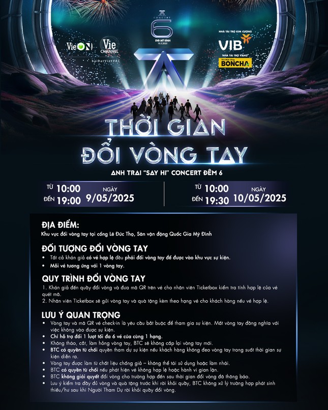 Concert ATSH D-6: Dự báo Hà Nội có mưa dông, khán giả cần lưu ý những gì? ảnh 1