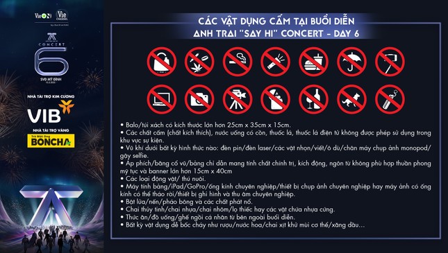 Concert ATSH D-6: Dự báo Hà Nội có mưa dông, khán giả cần lưu ý những gì? ảnh 2