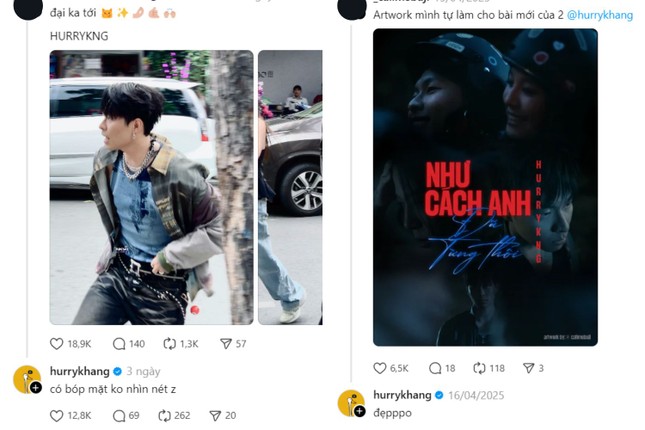 HURRYKNG thông báo "đóng băng" tài khoản Threads, vẫn giữ loạt bài đăng "chữa lành" ảnh 2
