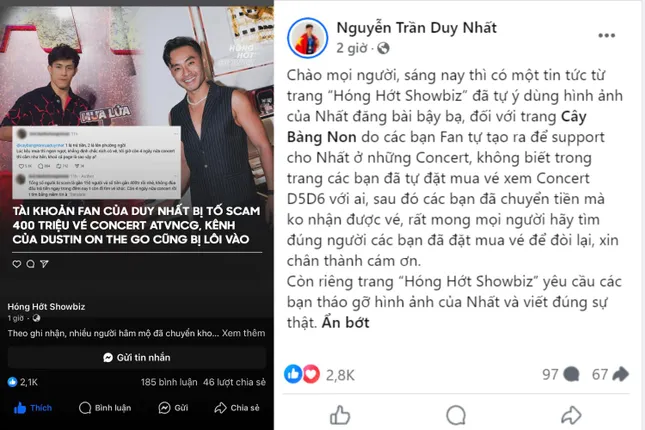 Lùm xùm vé concert ATVNCG D-5, D-6: Một fanpage cầu cứu, “anh tài” Duy Nhất và MC Dustin bị nhắc tên ảnh 3