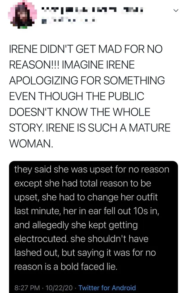 Cuộc chiến của fan quốc tế và netizen Hàn còn nóng hơn cả scandal lăng mạ của Irene ảnh 2