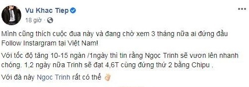 Vũ Khắc Tiệp gặp họa khi lao vào “cuộc chiến ngôi vương Instagram” với Sơn Tùng M-TP ảnh 4