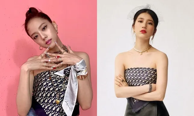 Khi Jisoo (BLACKPINK) đụng hàng Suzy: Cuộc chiến sắc đẹp của các “Nữ thần K-Pop” ảnh 8