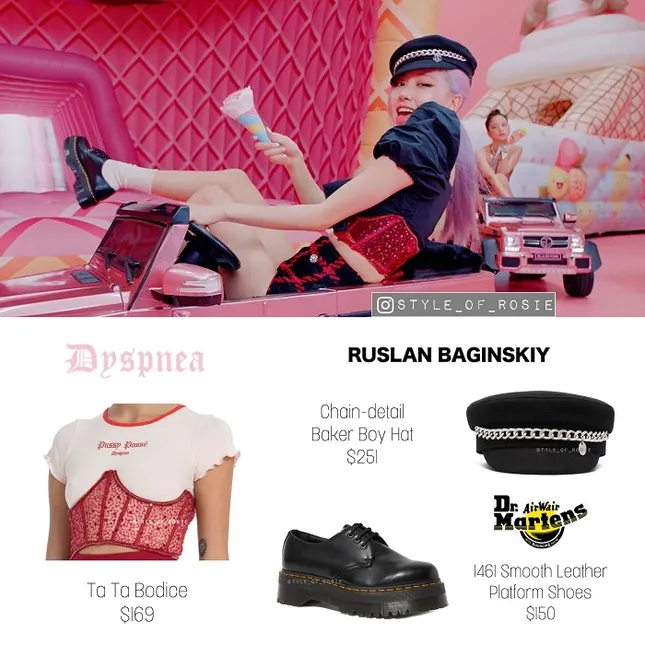 Không chỉ hát ít nhất nhóm, Rosé (BLACKPINK) còn phải mặc lại đồ cũ trong “Ice Cream”? ảnh 2