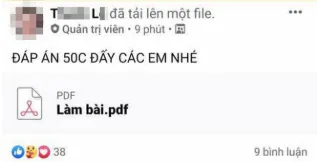 Vụ thầy giáo “giải đề hộ” học sinh: Công an xác minh, thầy giáo giữ nguyên quan điểm mình ảnh 2