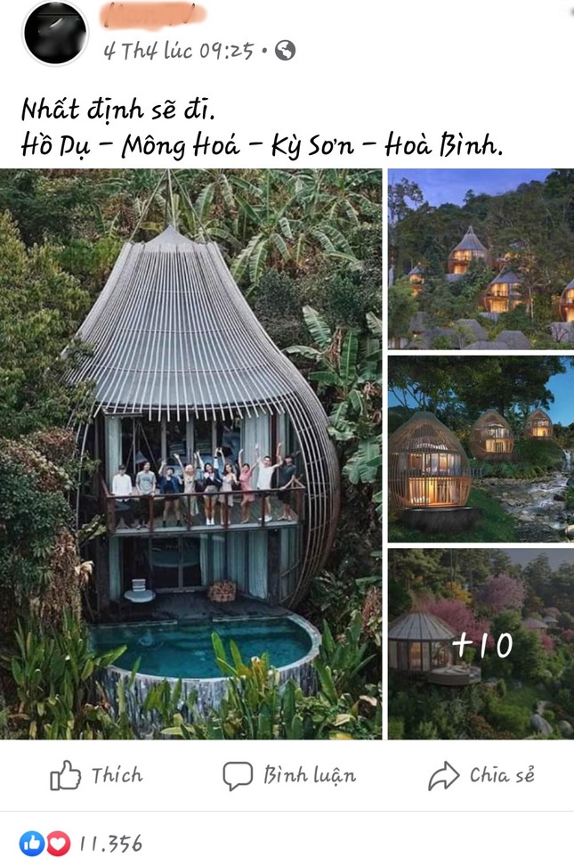 Thực hư thông tin xuất hiện khu du lịch với kiến trúc tổ chim độc đáo ở Hòa Bình ảnh 1