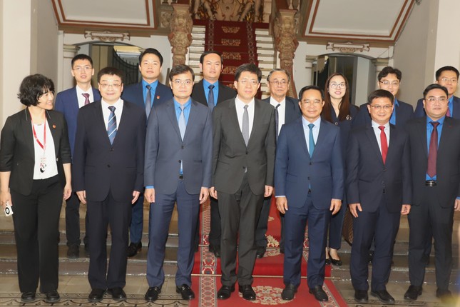 Chủ tịch TPHCM Nguyễn Văn Được tiếp đoàn đại biểu cấp cao Đoàn TNCS Trung Quốc ảnh 8