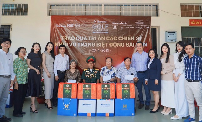 Ban Tổ chức Giải Tiền Phong Golf Championship tri ân các Chiến sĩ Biệt Động Sài Gòn ảnh 2