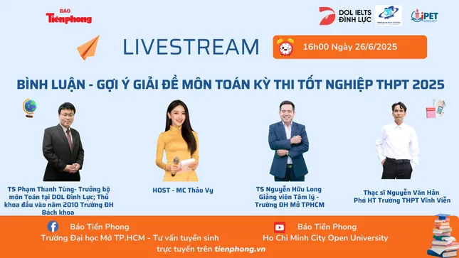 Báo Tiền Phong livestream giải đề thi tốt nghiệp THPT 2025 ảnh 2