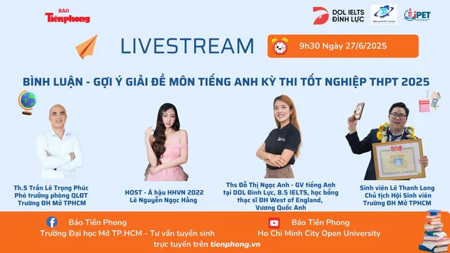 Báo Tiền Phong livestream giải đề thi tốt nghiệp THPT 2025 ảnh 3