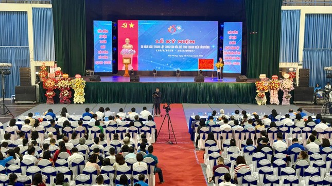 Hải Phòng: Kỷ niệm 50 năm ngày thành lập Cung Văn hóa Thể thao thanh niên ảnh 1