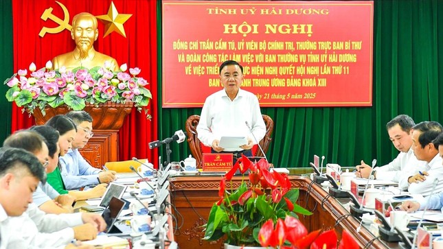 Thường trực Ban Bí thư Trần Cẩm Tú: Hải Dương cần bố trí lãnh đạo cấp xã công tâm ảnh 1