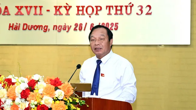 Kỳ họp cuối HĐND tỉnh Hải Dương trước ngày hợp nhất với Hải Phòng ảnh 2
