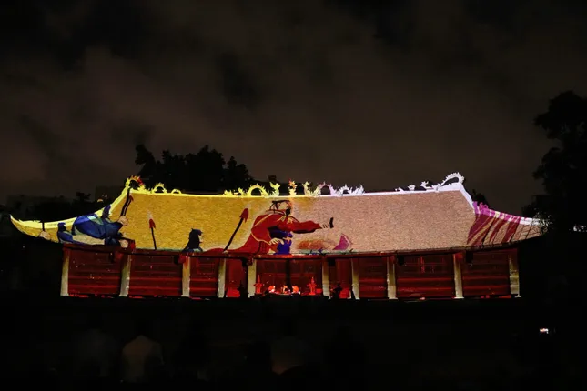 Trình diễn 3D Mapping kể về cuộc đời, chiến công của Đức vương Ngô Quyền ảnh 2