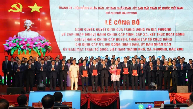 Cán bộ chủ chốt TP Hải Phòng sau hợp nhất ảnh 1