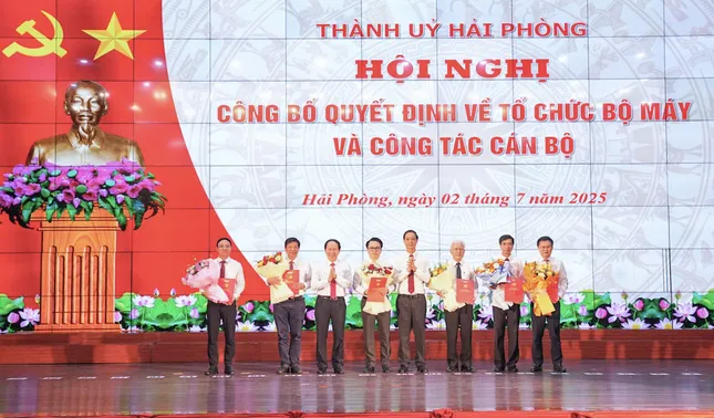 Thành phố Hải Phòng: Bổ nhiệm các vị trí cán bộ chủ chốt sau hợp nhất ảnh 3