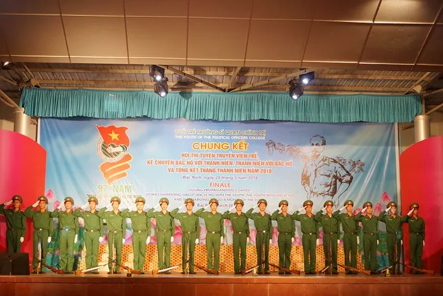 Học viên áo lính thi kể chuyện Bác Hồ ảnh 4