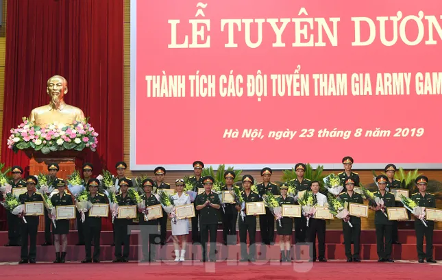 Bộ Quốc phòng tuyên dương các đội tuyển thi đấu tại Army Games 2019 ảnh 5