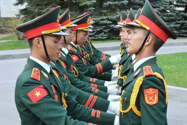 Bộ đội Việt Nam rèn tập duyệt binh tại thủ đô Liên bang Nga ảnh 2