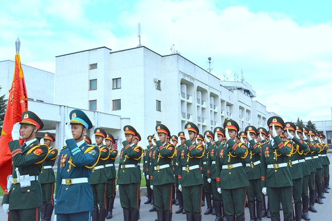 Bộ đội Việt Nam rèn tập duyệt binh tại thủ đô Liên bang Nga ảnh 4