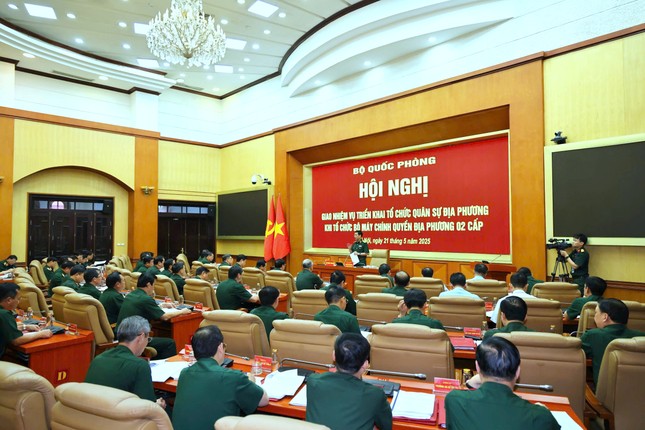 Bộ Quốc phòng giao nhiệm vụ triển khai tổ chức quân sự địa phương ảnh 1
