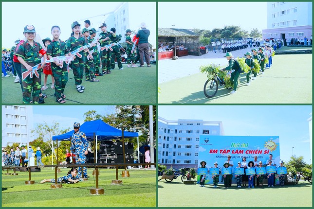 Rộn ràng tiếng cười trẻ thơ ở Trường Sa và căn cứ quân sự Cam Ranh ảnh 5