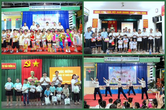 Rộn ràng tiếng cười trẻ thơ ở Trường Sa và căn cứ quân sự Cam Ranh ảnh 1