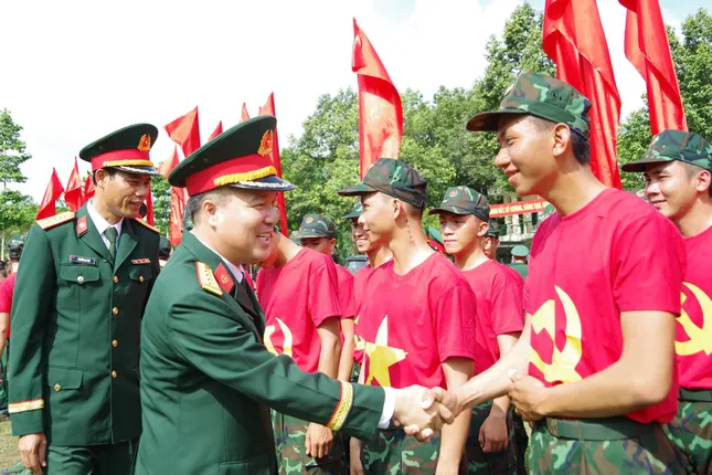 Chiến sĩ Công binh, Hóa học tuyên thệ sẵn sàng chiến đấu dưới Quân kỳ Quyết thắng ảnh 11