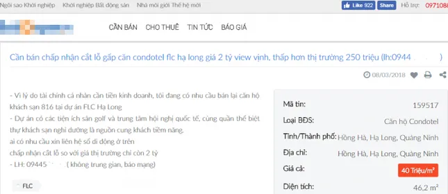 Khách hàng đua nhau bán tháo căn hộ condotel ảnh 1