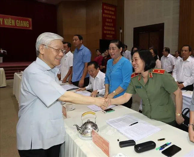 Tổng Bí thư, Chủ tịch nước Nguyễn Phú Trọng làm việc tại Kiên Giang ảnh 1