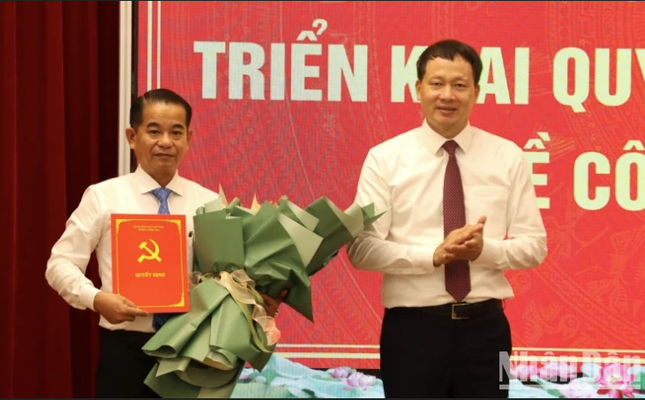 Ban Bí thư Trung ương Đảng chỉ định, chuẩn y nhân sự ở 2 tỉnh ảnh 1